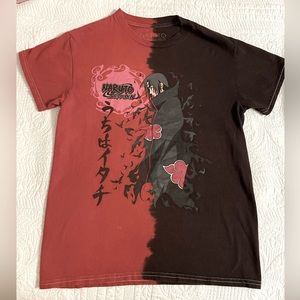 Naruto Shippuden Itachi Split tie dye T-Shirt XS